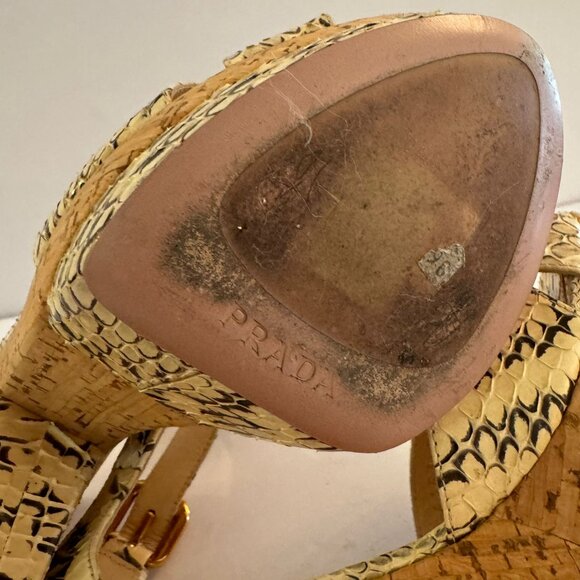 PRADA Snakeskin Platforms - Picture 13 of 16